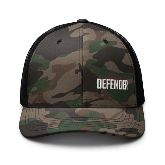 Defender Camouflage Trucker Hat