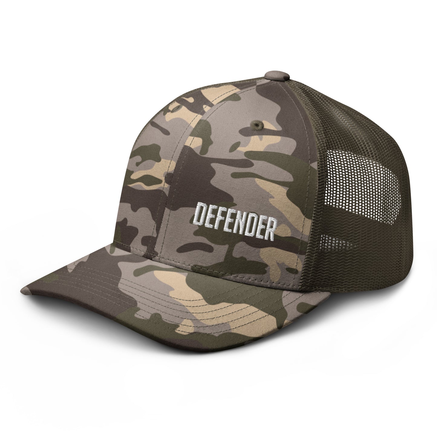 Defender Camouflage Trucker Hat